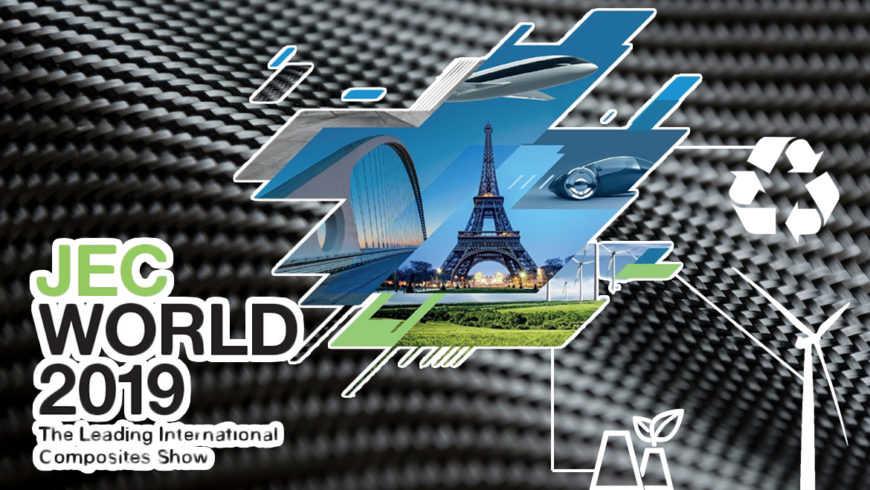 Le JEC Group et Recycling Carbon au service de l’industrie des composites pour le JEC World des 12, 13 et 14 mars 2019 à Paris